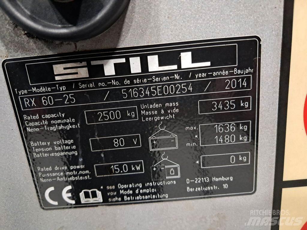 Still RX60-25 Električni viljuškari