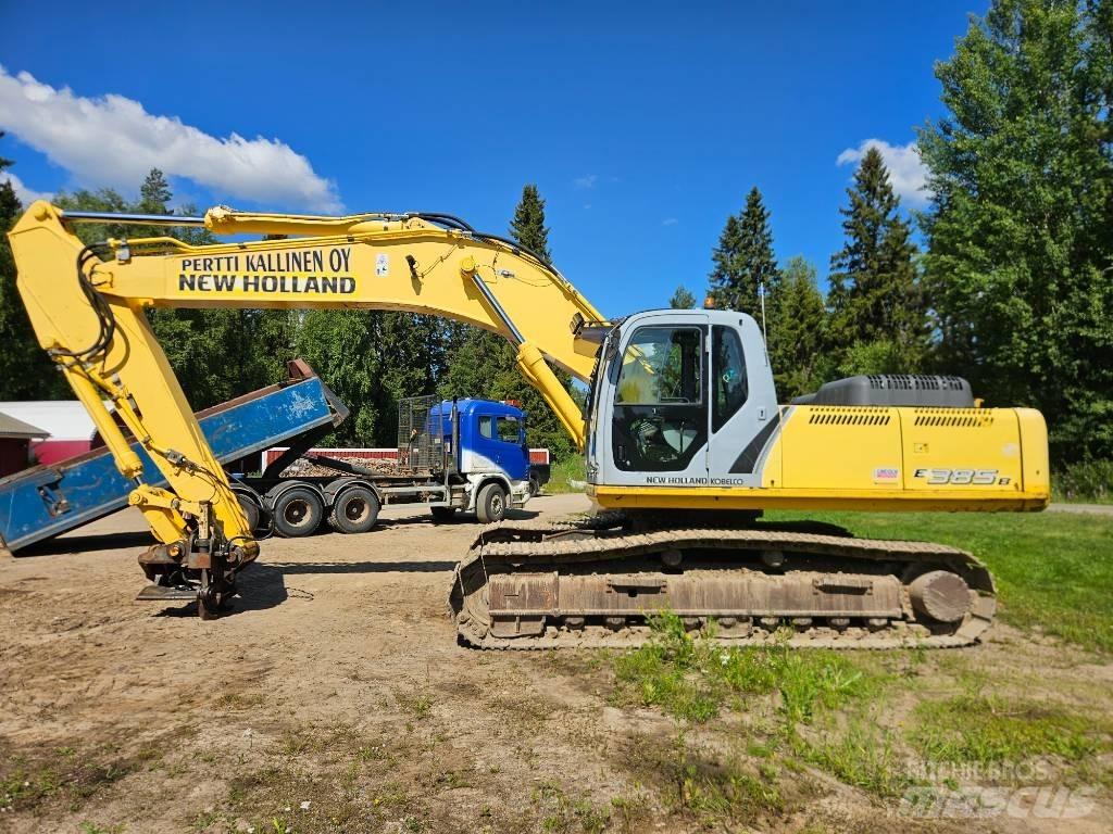New Holland E 385 B Bageri guseničari