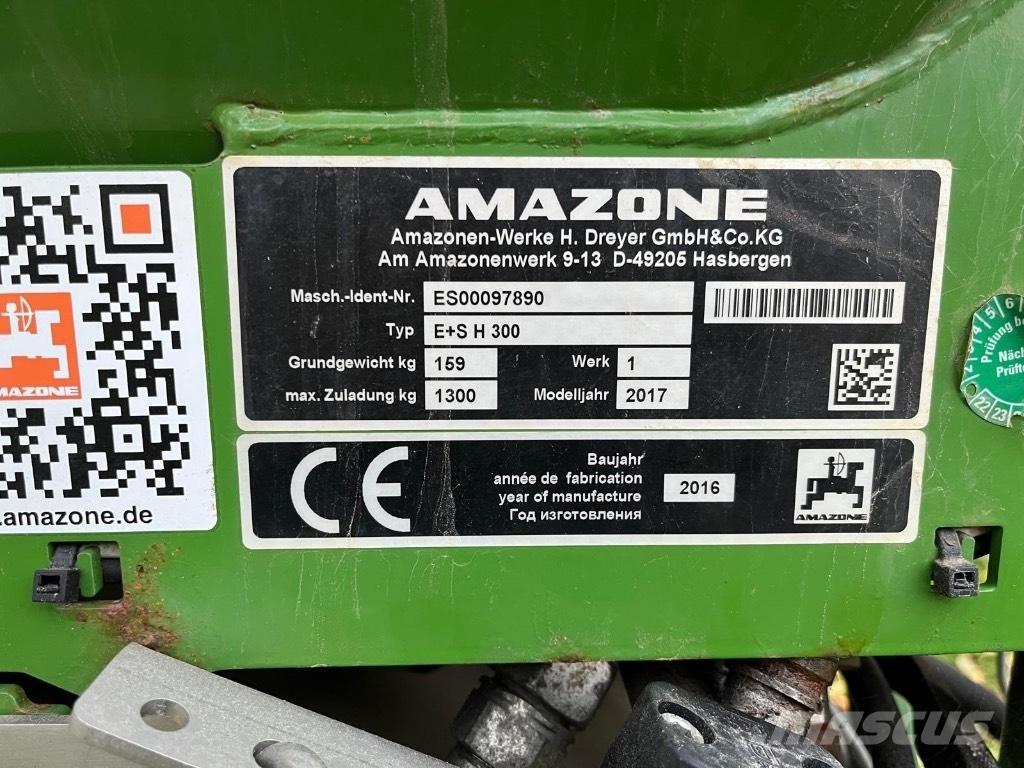 Amazone E+S H 300 Rasturači mineralnog đubriva
