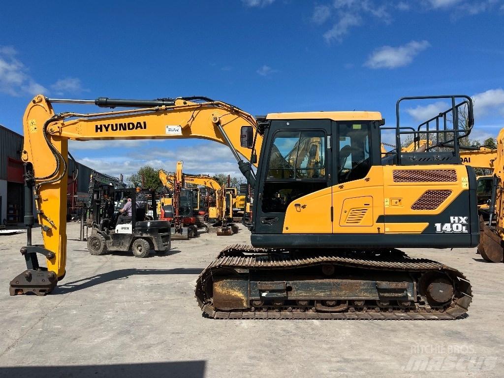 Hyundai HX140L Bageri guseničari