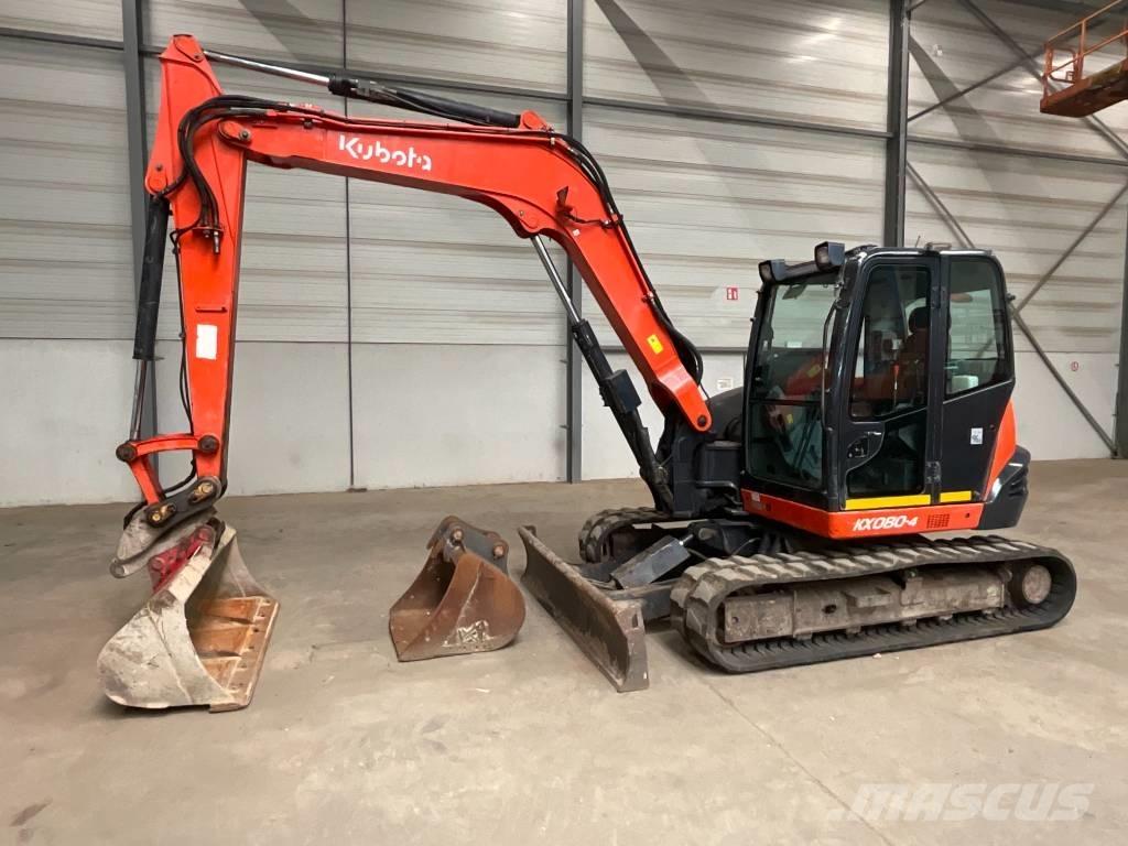 Kubota KX 080-4 Midi bageri 7t – 12t
