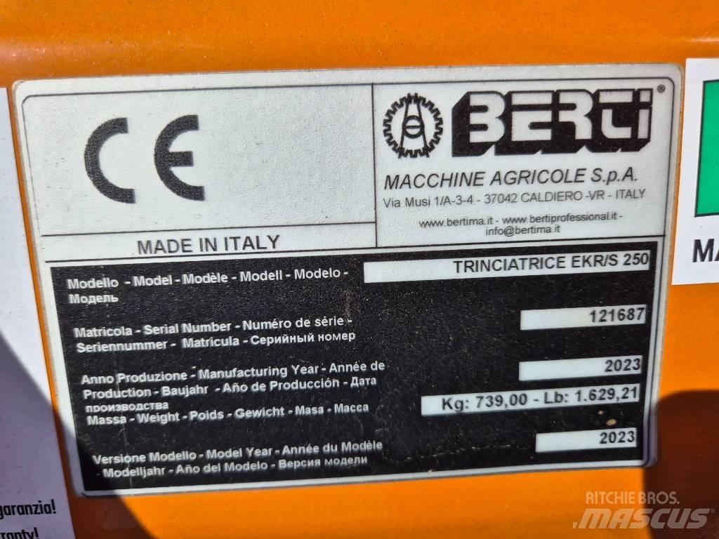 Berti EKR-S 250 Kosilice za livade