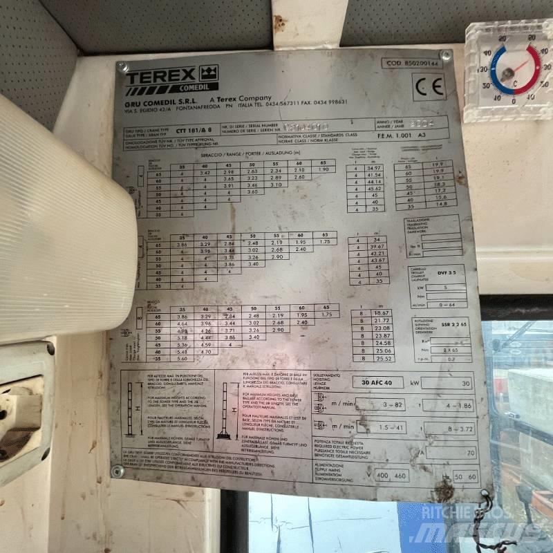 Terex CTT181-A8 Kranovi tornjevi