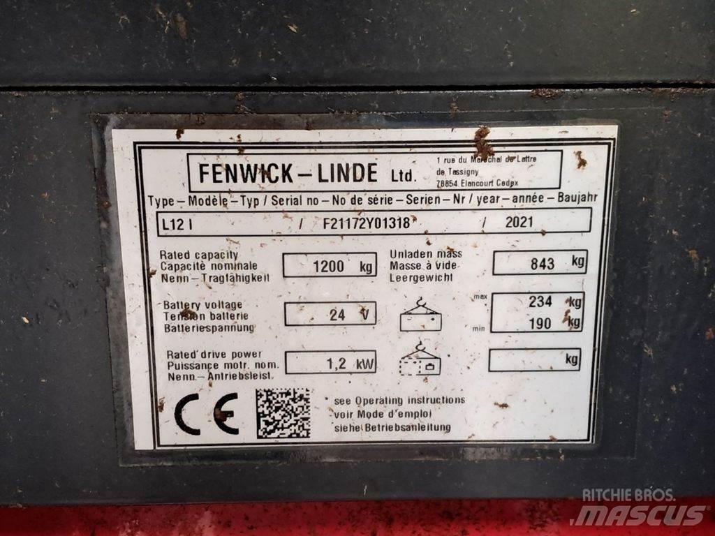 Linde L12I Ručni električni viljuškar