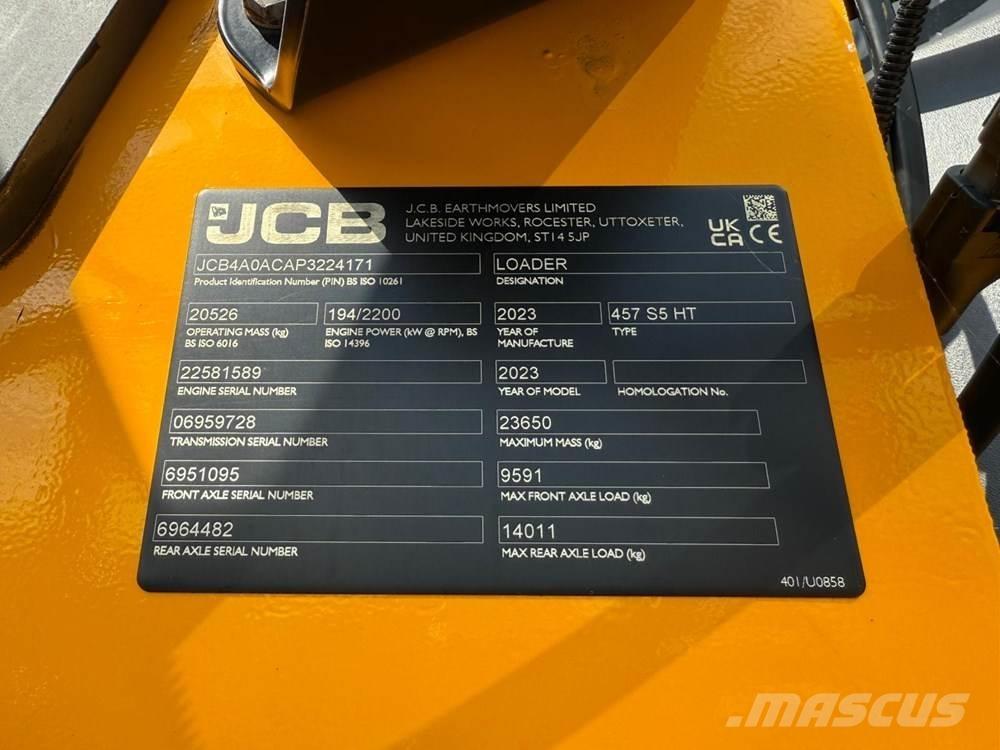 JCB 457 HT Utovarivači na točkove