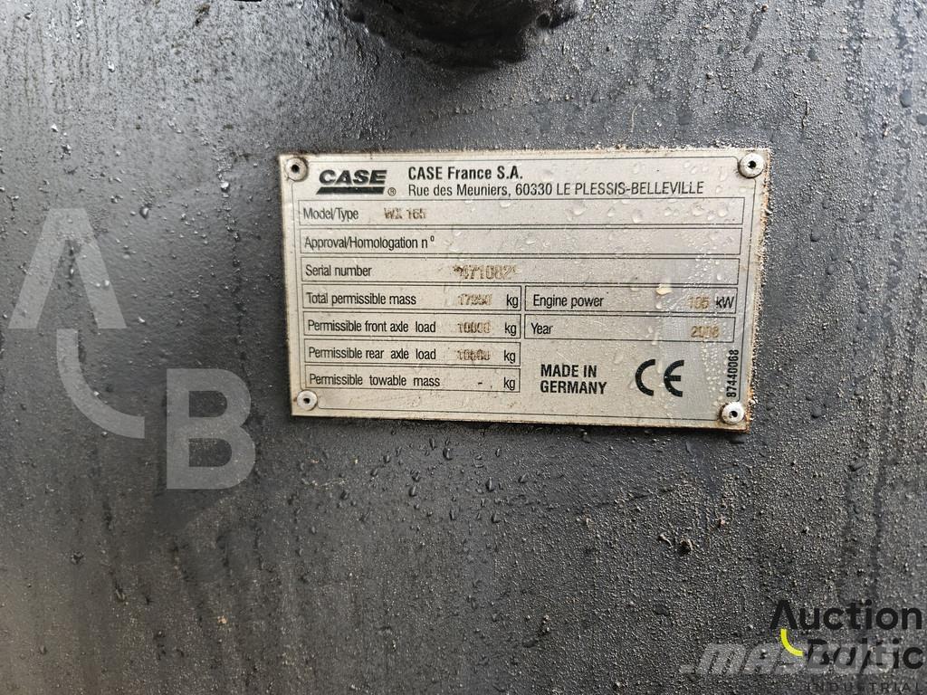 CASE WX 165 Bageri točkaši