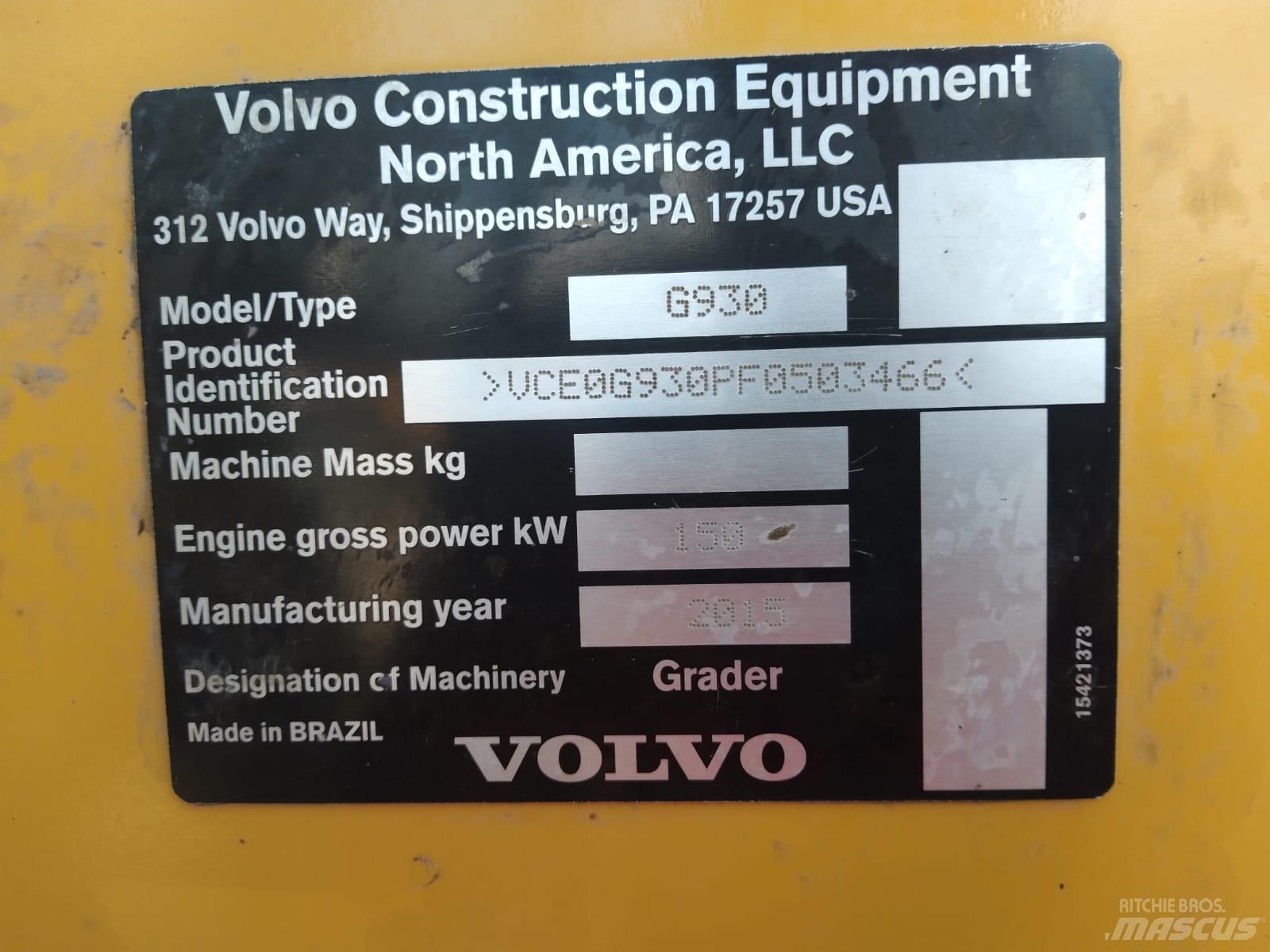 Volvo G 930 Grejderi