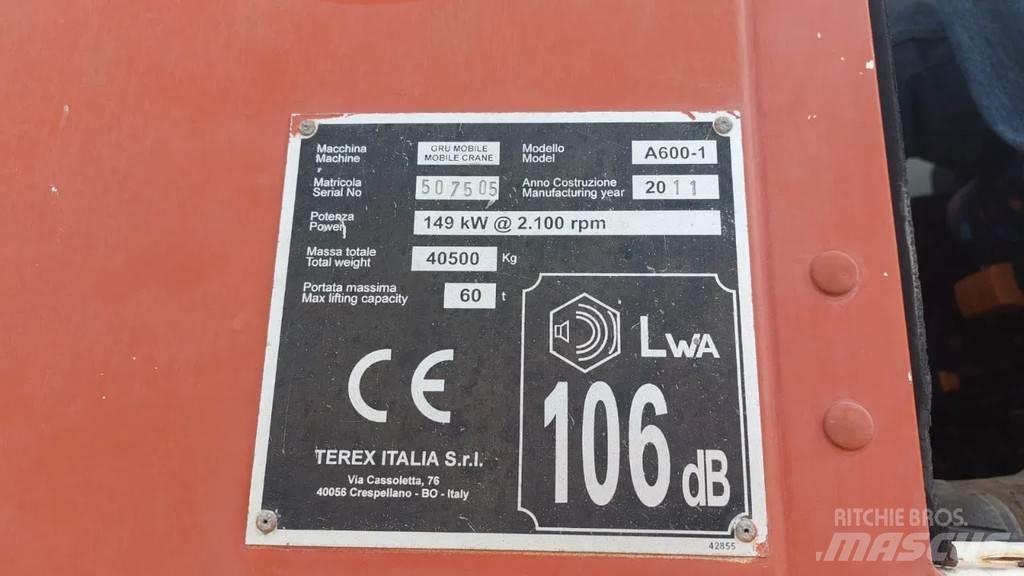Terex A600 Autodizalice