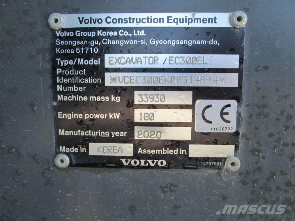 Volvo EC 300 EL Bageri guseničari