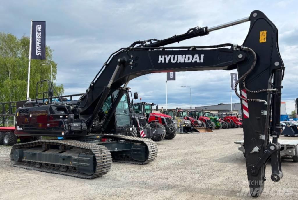 Hyundai HX 300 AL Bageri guseničari