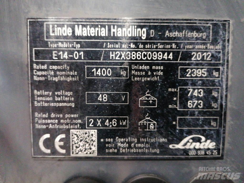 Linde E14-01 Električni viljuškari