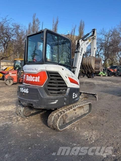 Bobcat E34 Rovokopači freze za kanale Trenčeri