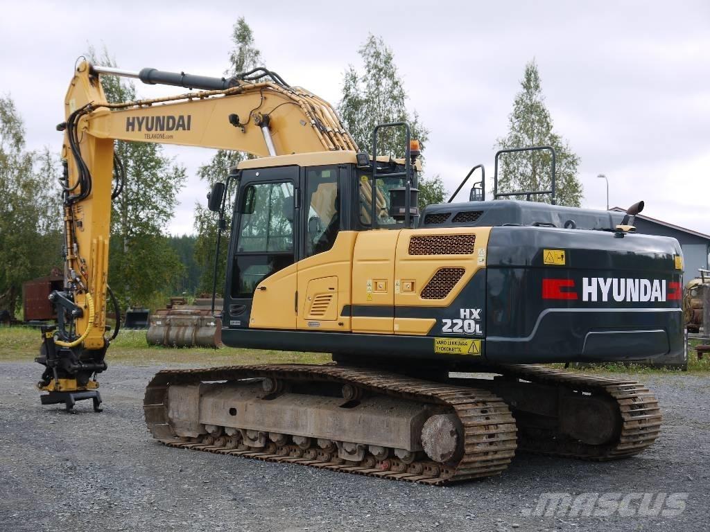 Hyundai HX 220 L Bageri guseničari