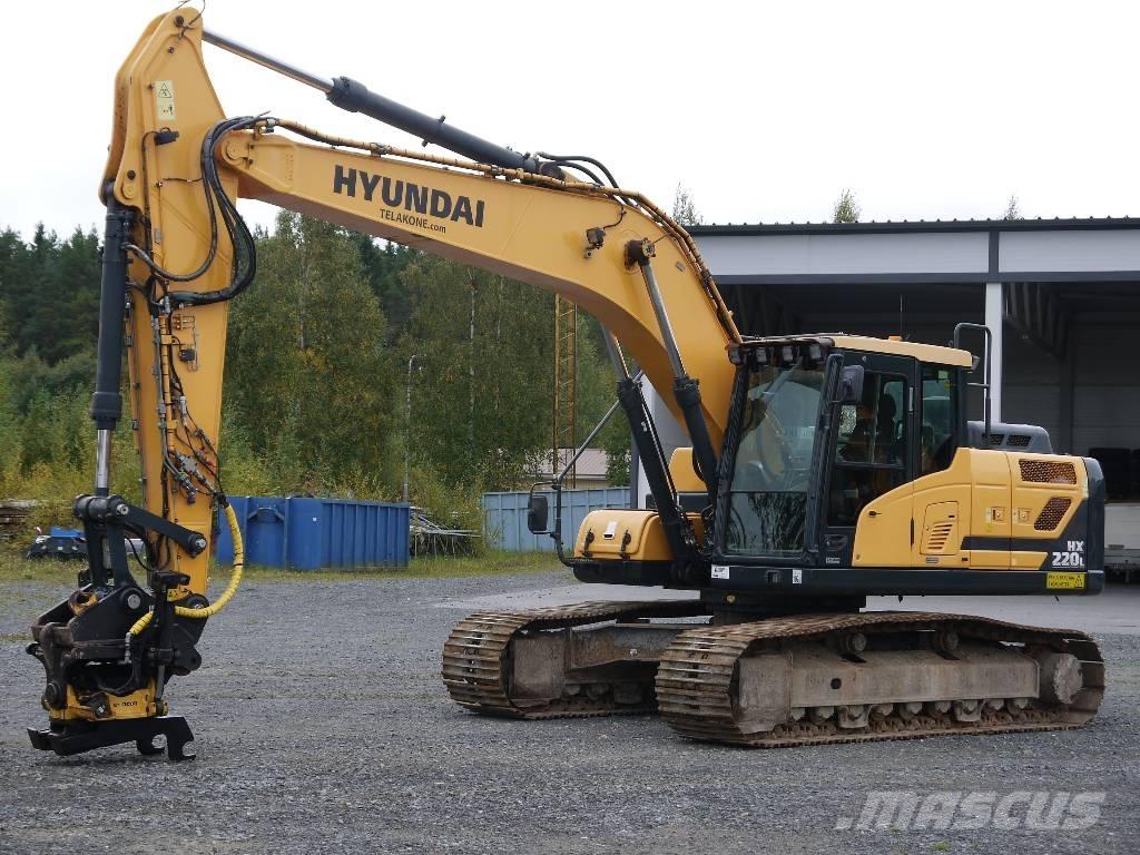 Hyundai HX 220 L Bageri guseničari