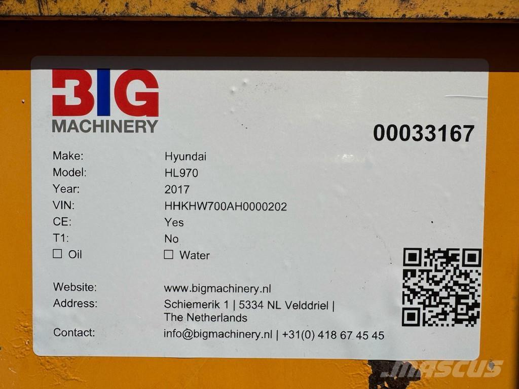 Hyundai HL970 Utovarivači na točkove