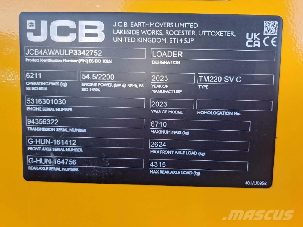 JCB TM 220 SV Utovarivači na točkove