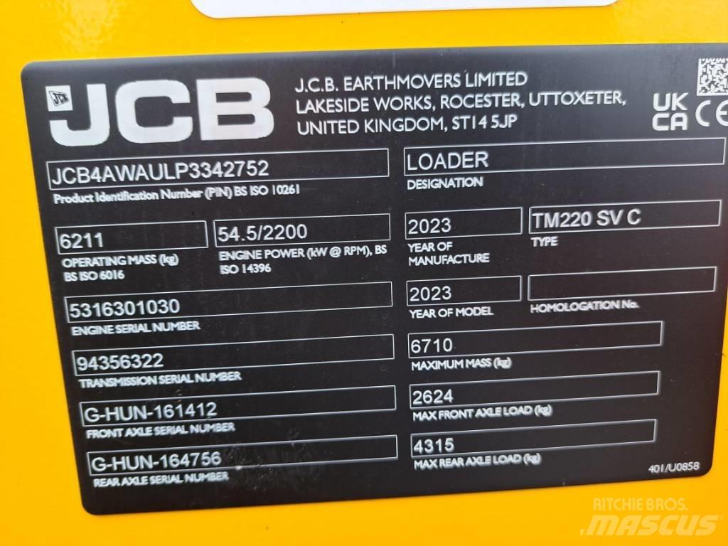 JCB TM 220 SV Utovarivači na točkove