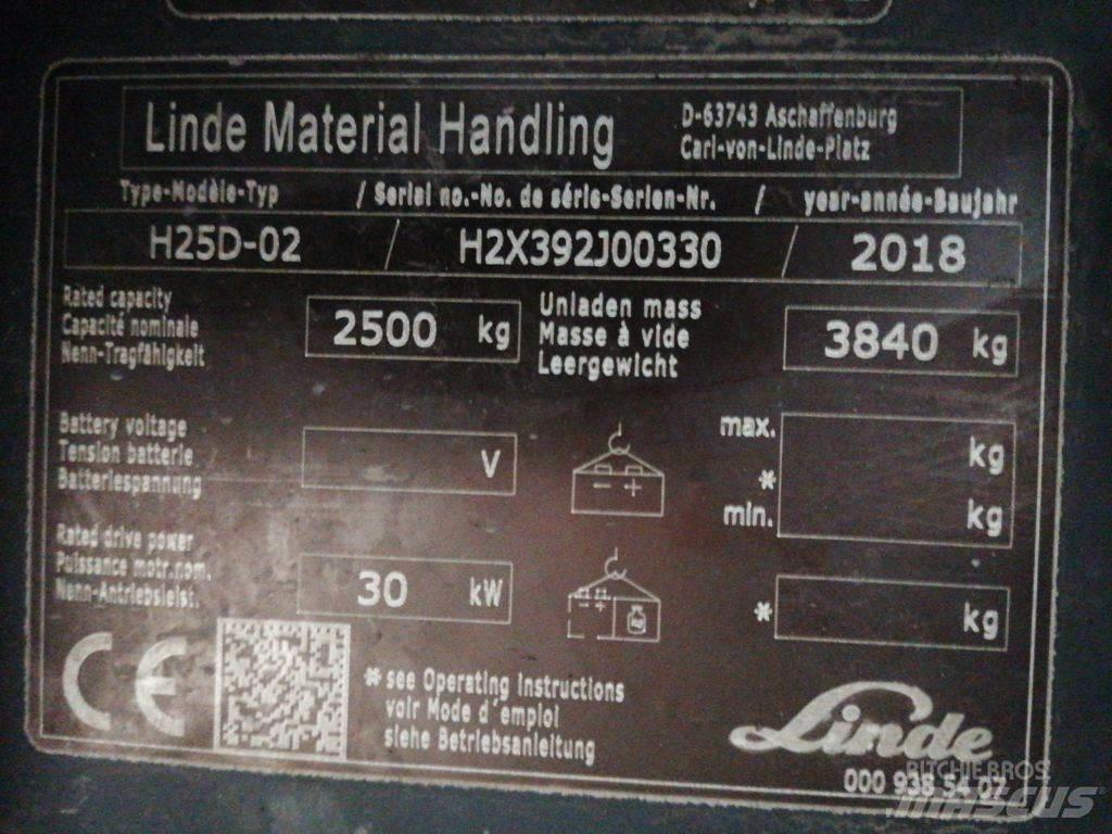 Linde H25D-02 Dizelski viljuškari