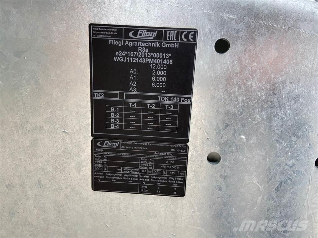 Fliegl TDK 140 FOX Ostale poljoprivredne mašine