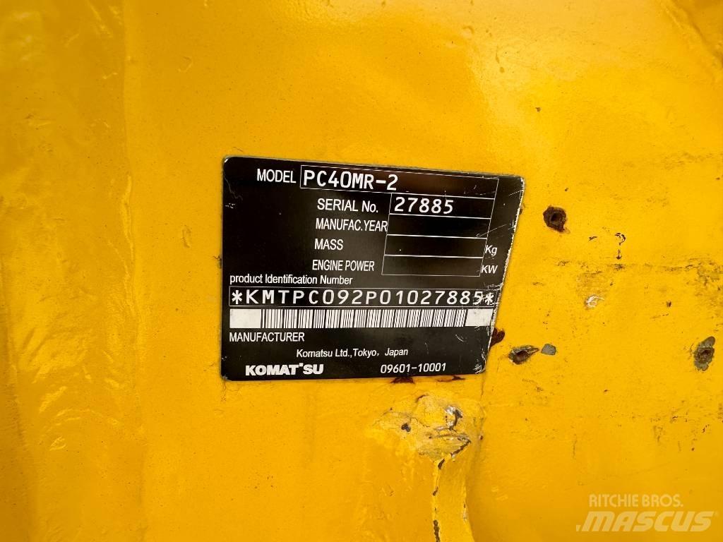 Komatsu PC 40 Mini bageri < 7t