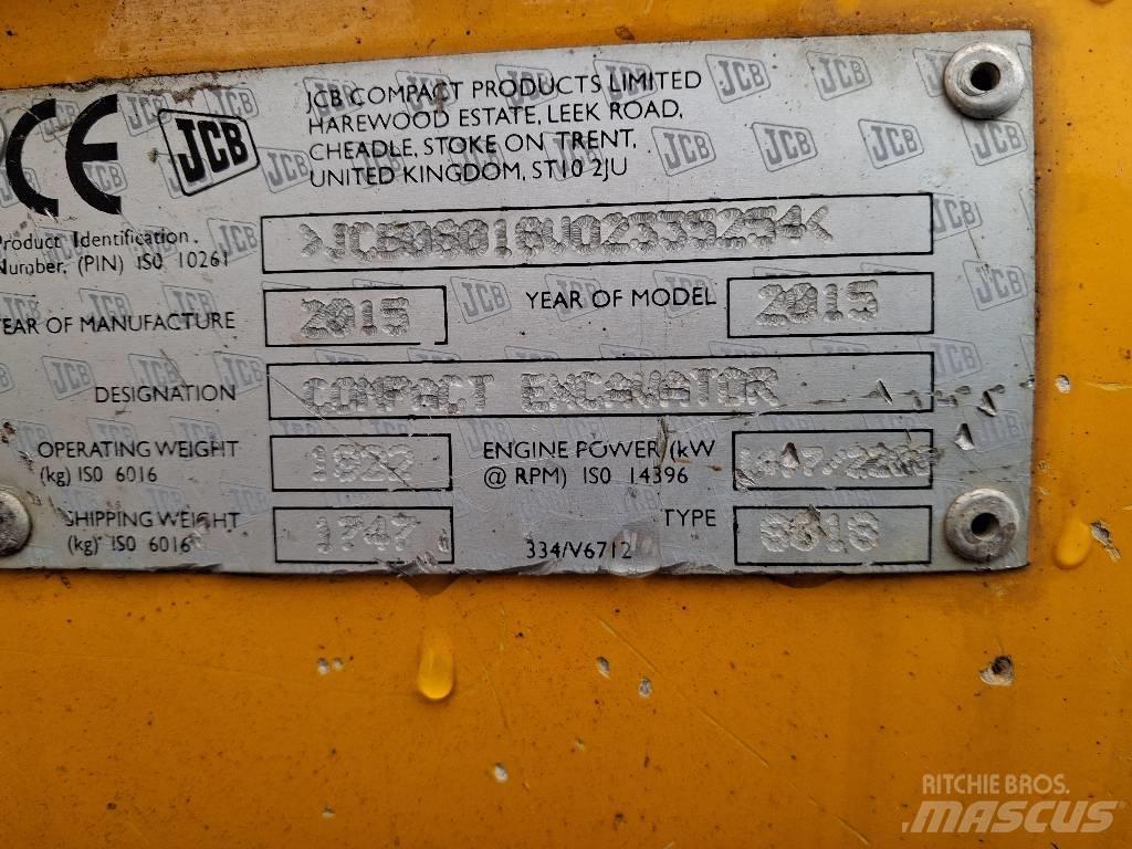 JCB 8018 CTS Mini bageri < 7t