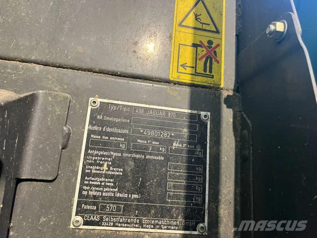 CLAAS Jaguar 970 Mašine za stočnu hranu sa sopstvenim pogonom
