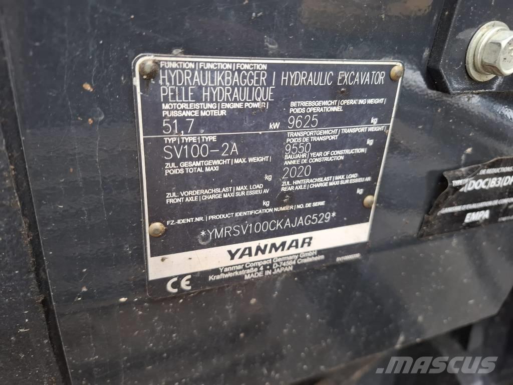 Yanmar SV 100-2A Midi bageri 7t – 12t