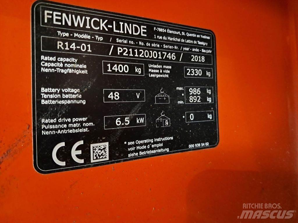Linde R14-01 Viljuškari sa pomičnim stupom