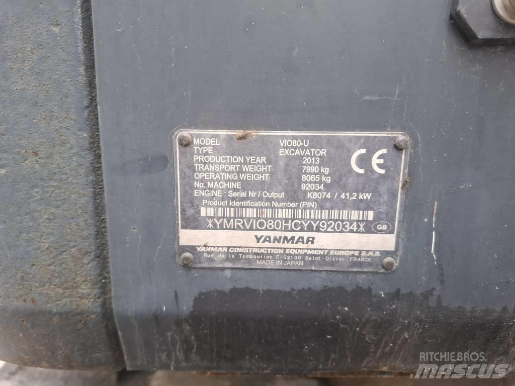 Yanmar Vio 80 U Midi bageri 7t – 12t