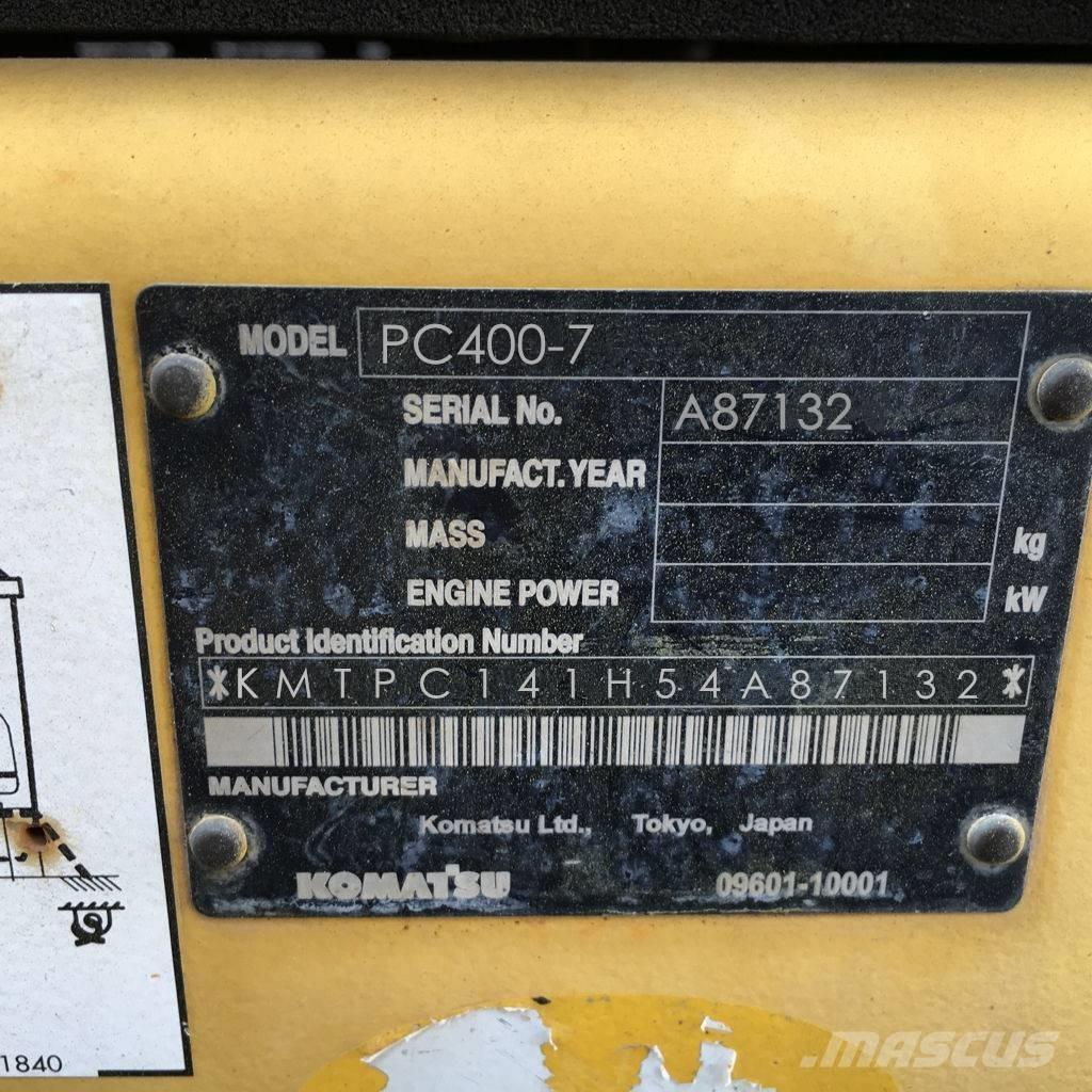 Komatsu PC 400-7 Bageri guseničari