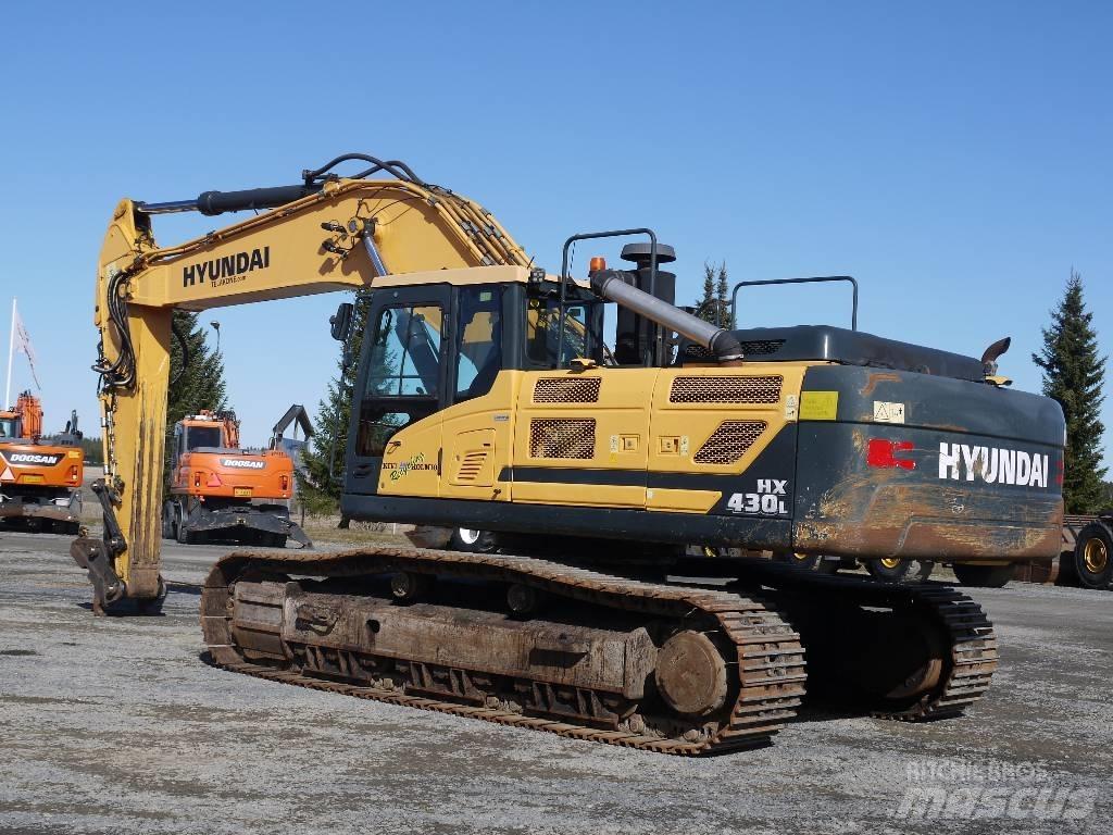 Hyundai HX 430 L Bageri guseničari