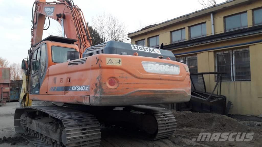 Doosan DX 340 LC Bageri guseničari