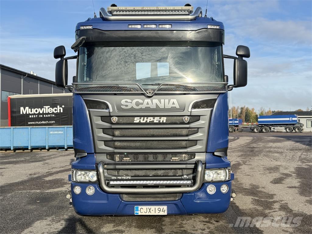 Scania R 730 8X4 Rol kiper kamioni sa kukom za podizanje tereta