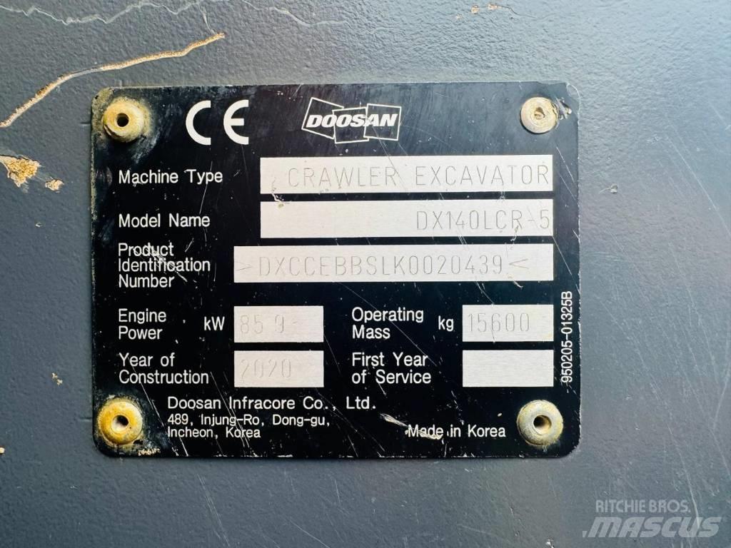 Doosan DX 140 LCR-5 Bageri guseničari