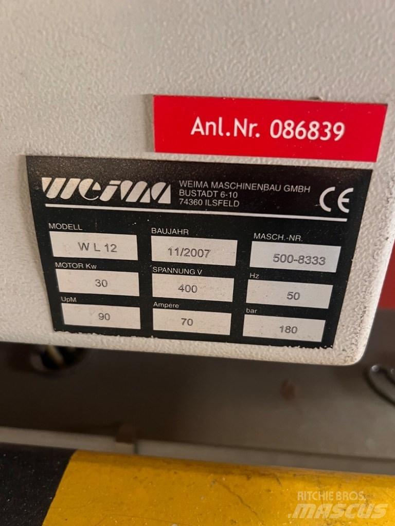 Weima HWV 3000 / WL12 Mašine za uništavanje otpada