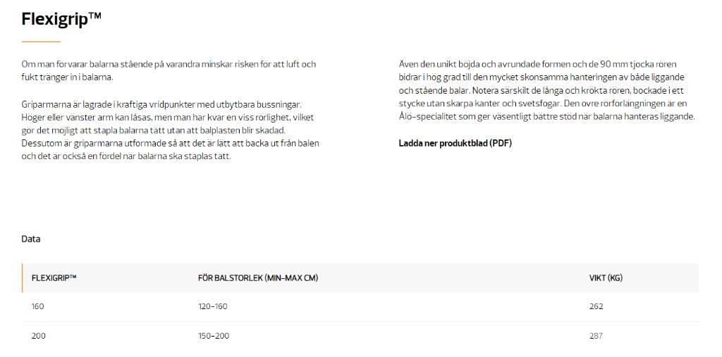 Quicke Flexigrip Oprema za prednji utovarivač