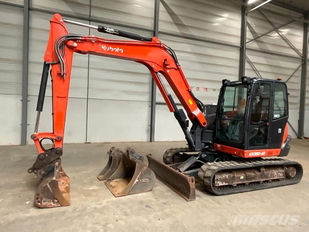 Kubota KX 080-4 A Midi bageri 7t – 12t