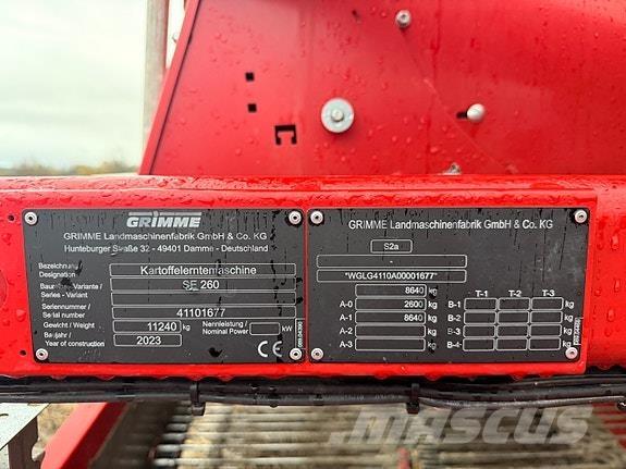 Grimme SE 260 - UB Kombajni i kopači za krompir