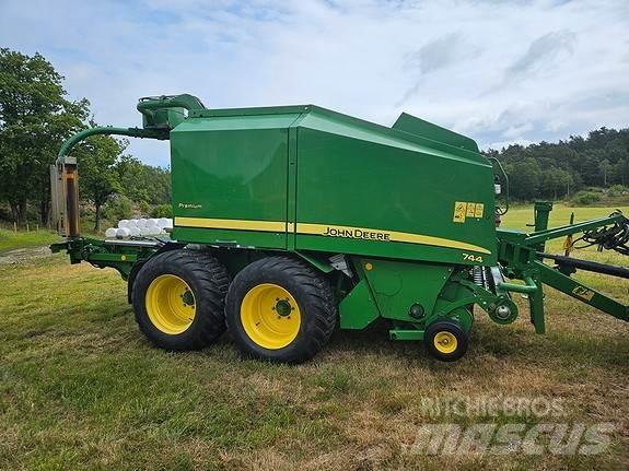 John Deere 744 Prese/balirke za rolo bale