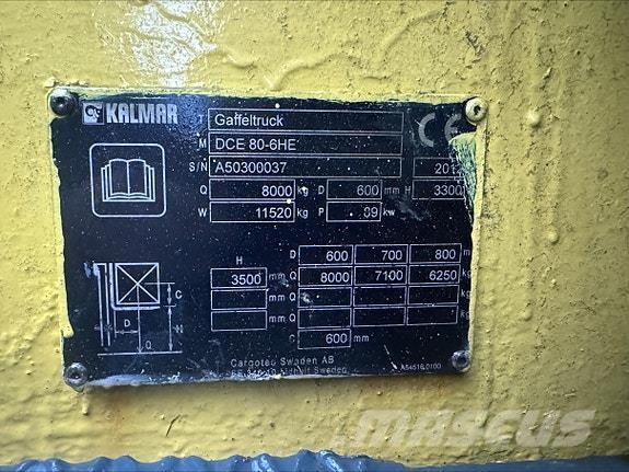 Kalmar DCE80/60HE Dizelski viljuškari