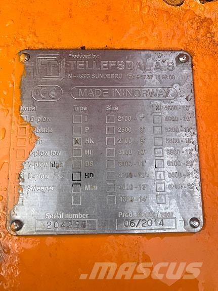 Tellefsdal 4600 H2 Snežne daske i plugovi