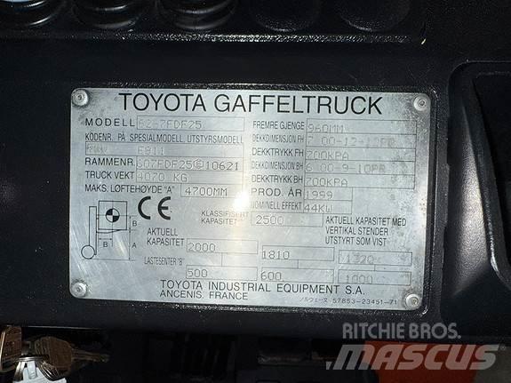 Toyota 62-FDF25 Dizelski viljuškari
