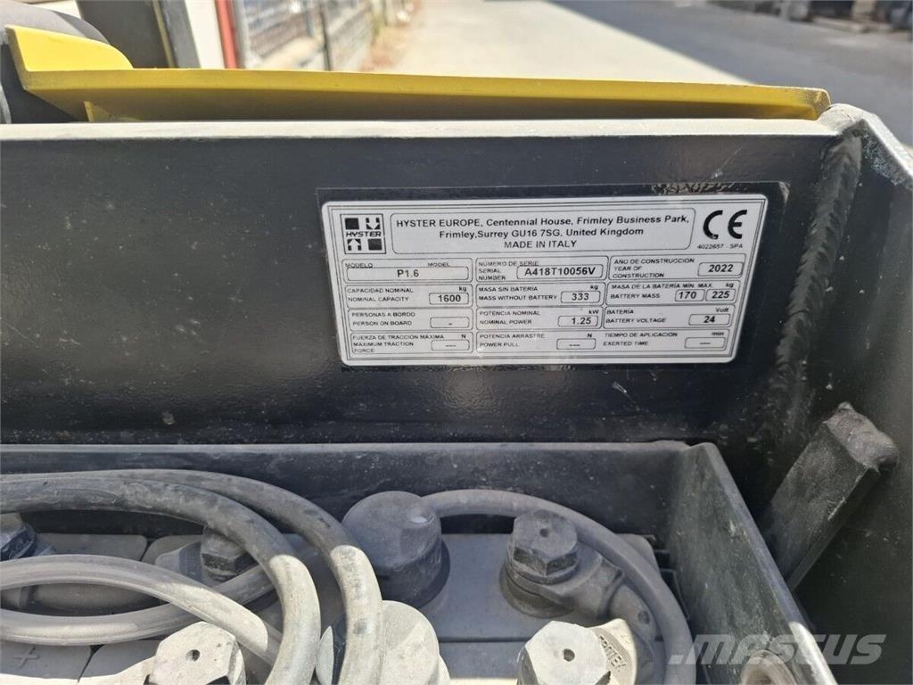 Hyster P1.6 Ostalo