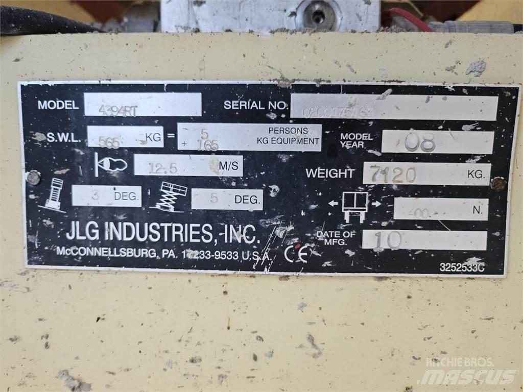 JLG 4394RT Makazaste platforme