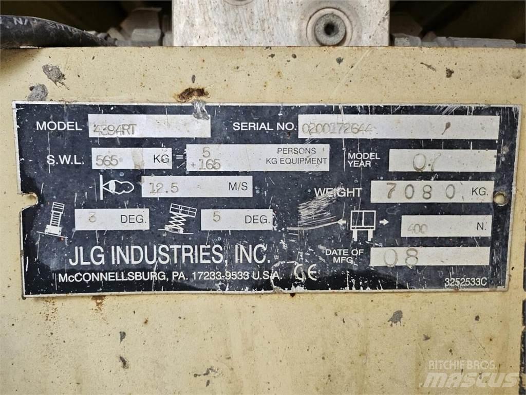 JLG 4394RT Makazaste platforme