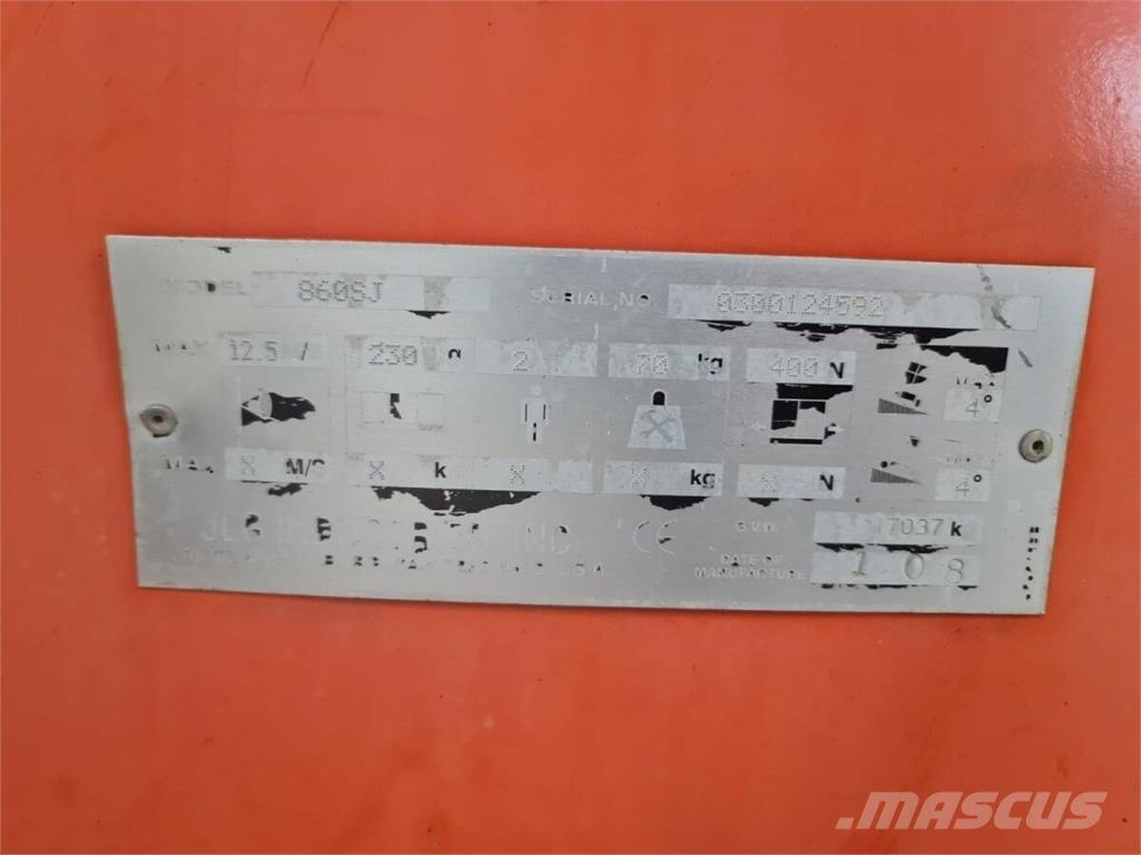 JLG 860SJ Teleskopske podizne platforme