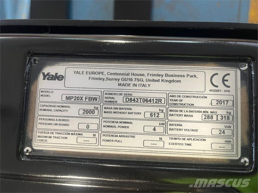 Yale MP20X Ostalo