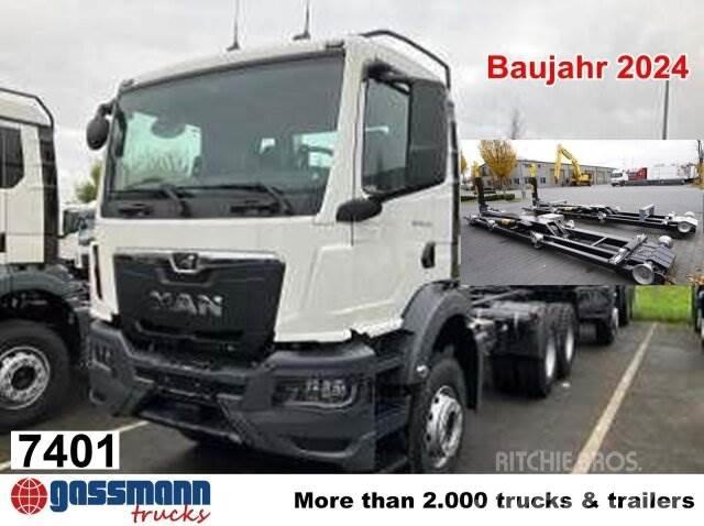 MAN TGS 33.440 BB 6x4 Rol kiper kamioni sa kukom za podizanje tereta