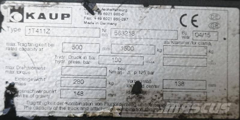 Kaup 1T411Z Ostala oprema i komponente