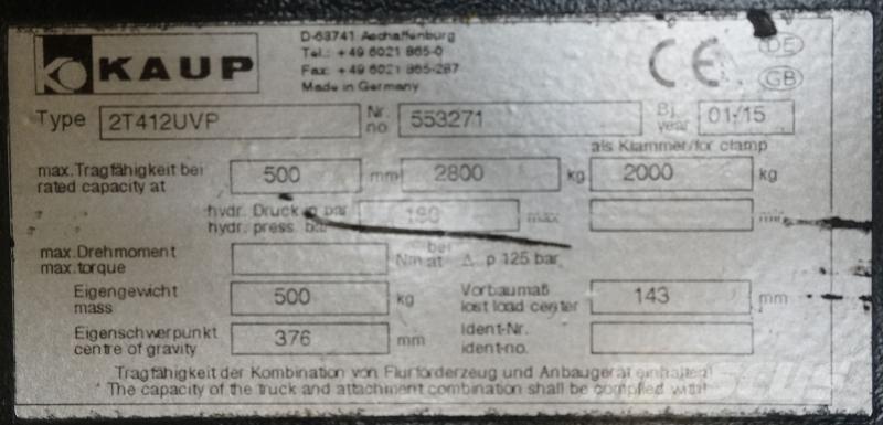 Kaup 2T412UVP Ostala oprema i komponente